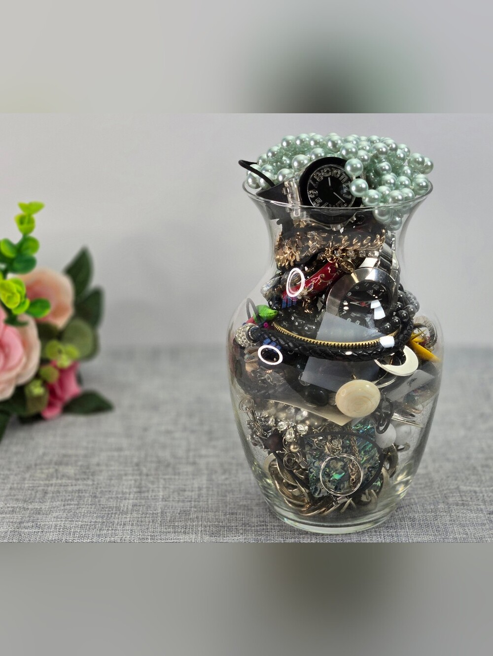 Mistery Costume Jewelry Jar 1990s To Now To Wear Or For Parts
